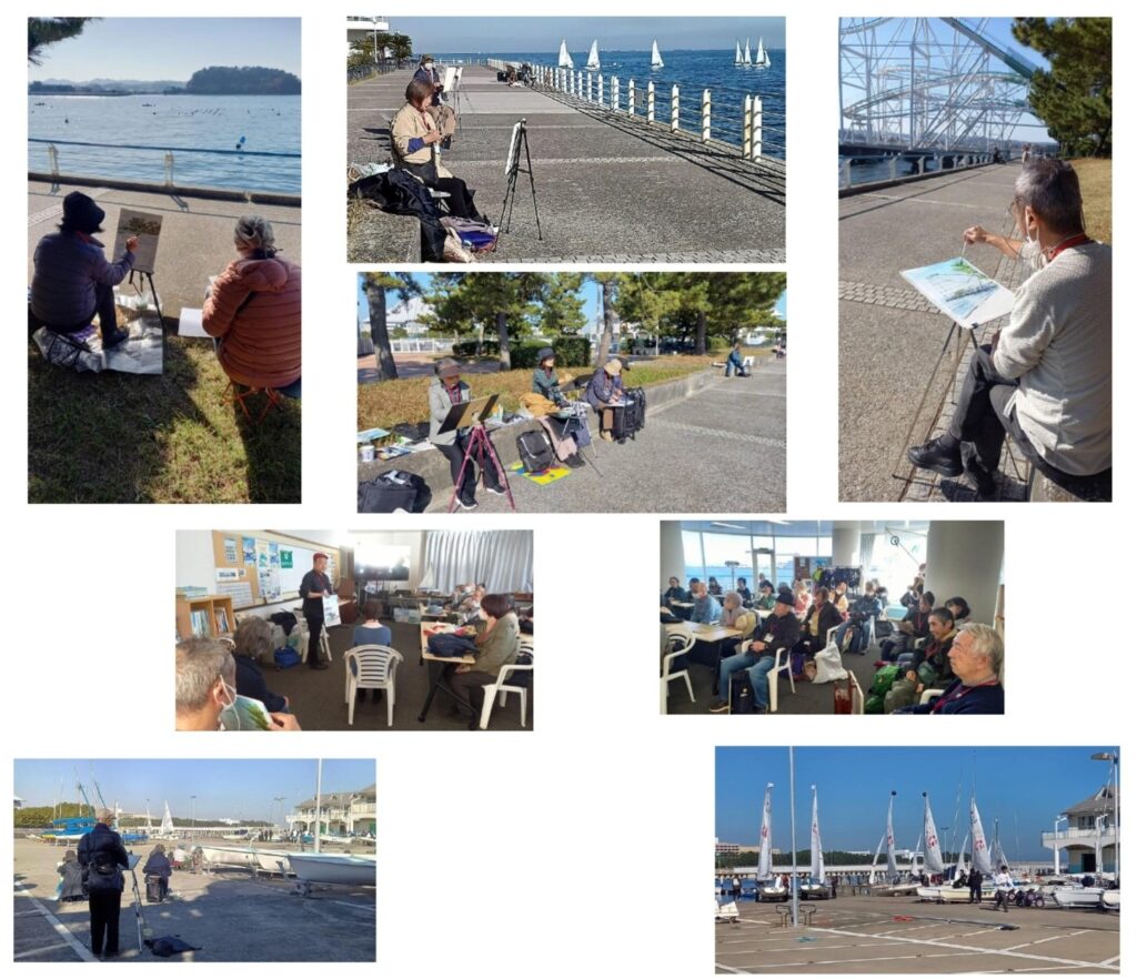 近郊スケッチ「八景島マリーナ」