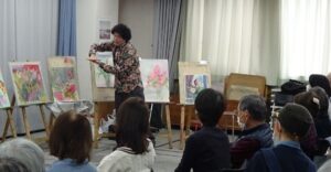 花を描く 講評1